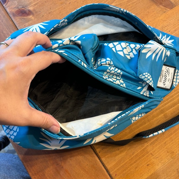 The Kamo womens pineapple crossbody sling backpack blue - Picture 8 of 10